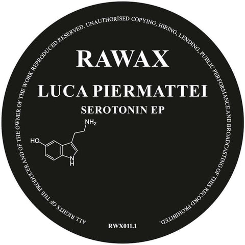 Luca Piermattei - Serotonin EP (Vinyl) - Luca Piermattei - Serotonin EP (Vinyl) - RAWAX proudly welcomes Luca Piermattei to the family! Luca blowed us away with his great demos. To make a decision and select only 4 tracks was simply impossible, so we took - Vinyl Record