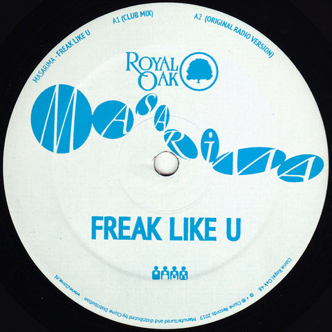 Masarima - Freak Like U - Artists Masarima Genre House, Electro Release Date 19 May 2023 Cat No. Royal048 Format 12" Vinyl - Clone Royal Oak - Vinyl Record