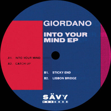 Giordano - Into Your Mind EP (Vinyl) - Giordano arrives on Savy Records with one of his strongest EPs to date - an emotional four tracker carrying on the label's theme from its sold-out first release. 'Into Your Mind' sees the producer combining analog an Vinly Record