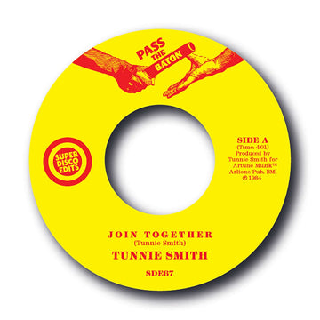 Tunnie Smith - Join Together - Artists Tunnie Smith Genre Disco, Soul Release Date 14 Apr 2023 Cat No. SDE67 Format 7