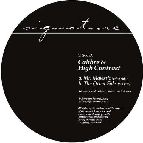 Calibre & High Contrast - Mr. Majestic - Calibre & High Contrast - Mr. Majestic - Signature - Signature - Signature - Signature - Vinyl Record