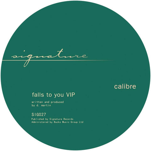 Calibre - Falls To You VIP / End Of Meaning (Vinyl) - Calibre - Falls To You VIP / End Of Meaning - Vinyl, 12", EP - Signature - Signature - Signature - Signature - Vinyl Record