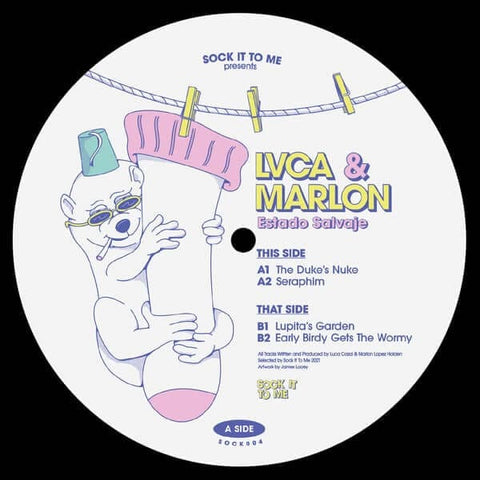 LVCA & MARLON - Estado Salvaje - Artists LVCA", "MARLON Genre Tech House Release Date 4 February 2022 Cat No. SOCK04 Format 2 x 12" Vinyl - Sock It To Me - Sock It To Me - Sock It To Me - Sock It To Me - Vinyl Record