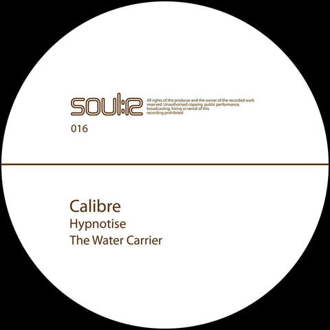 Calibre- Hypnotise - Artists Calibre Genre Drum N Bass Release Date 22 Jul 2022 Cat No. SOULR016 Format 12" Vinyl - Soul:R - Vinyl Record