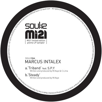 Marcus Intalex - Triband / Steady - Artists Marcus Intalex Genre Drum & bass, Reissue Release Date 25 Nov 2022 Cat No. SOULR046RP Format 12