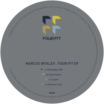 Marcus Intalex - 'Four:Fit EP 08' Vinyl - Artists Marcus Intalex Genre Drum & Bass Release Date 14 Oct 2022 Cat No. SOULR071RP Format 12