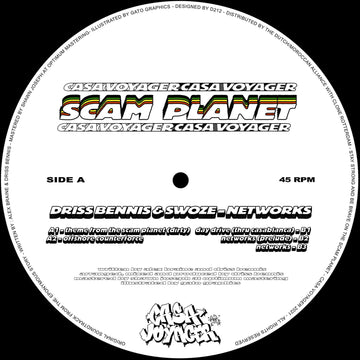 Driss Bennis & Swoze - Networks (Vinyl) - Driss Bennis & Swoze - Networks (Vinyl) - Original soundtrack from the Scam Planet story. Vinyl, 12
