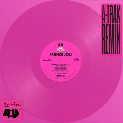 France Joli - Gonna Get Over You (Pink) - Artists France Joli A-Trak Wev Genre Nu-Disco, Disco House Release Date 17 Feb 2023 Cat No. SPEC-1875 Format 12" "Highlighter Pink" Vinyl - Unidisc - Unidisc - Unidisc - Unidisc - Vinyl Record