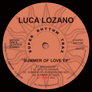 Luca Lozano - Summer of Love - Artists Luca Lozano Genre Breakbeat, Deep House Release Date 18 March 2022 Cat No. SRTX 036 Format 12