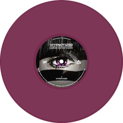 Purple Disco Machine ft Sophie and the Giants - Hypnotized + Acoustic Version 7" - Showcasing his renowned nu-disco stylings and the evolution of his musical outputs from club delights to international hits, Purple Disco Machine, enlisted the help of indi - Vinyl Record