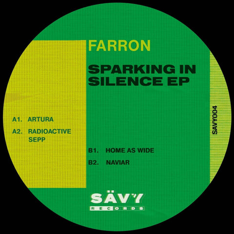 Farron - Sparking In Silence - Artists Farron Genre Techno Release Date 3 Mar 2023 Cat No. SAVY004 Format 12" Vinyl - Savy - Savy - Savy - Savy - Vinyl Record