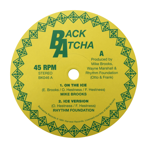 Mike Brooks - On The Ice - Artists Mike Brooks Genre Lovers Rock, Reissue Release Date 28 Oct 2022 Cat No. BK 046 Format 12" Vinyl - Backatcha Records - Backatcha Records - Backatcha Records - Backatcha Records - Vinyl Record