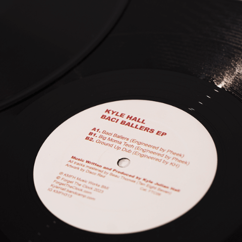 Kyle Hall - Baci Ballers - Artists Kyle Hall Genre Detroit House, Deep House Release Date 10 Mar 2023 Cat No. FTC08 Format 12" Vinyl - Forget The Clock - Forget The Clock - Forget The Clock - Forget The Clock - Vinyl Record