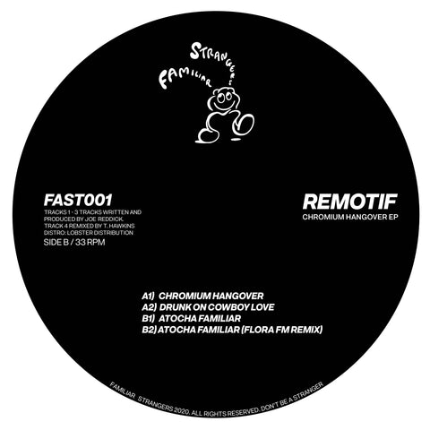 Remotif - Chromium Hangover - After a spate of 12” releases in 2019, including ‘Multiverse by Moonlight’ on COD3 QR that drew overwhelming support from everyone from Prins Thomas and Tornado Wallace... - Familiar Strangers - Familiar Strangers - Familiar - Vinyl Record