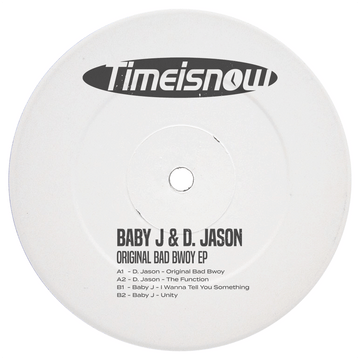 Baby J / D Jason - Original Bad Bwoy EP (Vinyl) - Baby J / D Jason - Original Bad Bwoy EP (Vinyl) - Four heavy weight steppers sourced from the streets of Leeds, for them dark basements and early morning afters, brought to you from two new bad bwoys on th Vinly Record