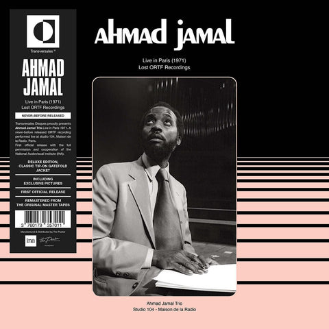 Ahmad Jamal - Live In Paris 1971 - Lost ORTF Recordings - Artists Ahmad Jamal Genre Jazz, Post Bop Release Date 7 Oct 2022 Cat No. TRS25 Format 12" Vinyl - Transversales Disques - Vinyl Record