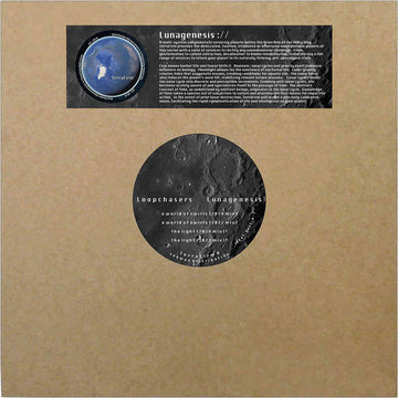 Loopchasers - 'Lunagenesis' Vinyl - Artists Loopchasers Genre Trance, Tech House, Downtempo Release Date 16 Dec 2022 Cat No. TERRAFIRM 8 Format 12