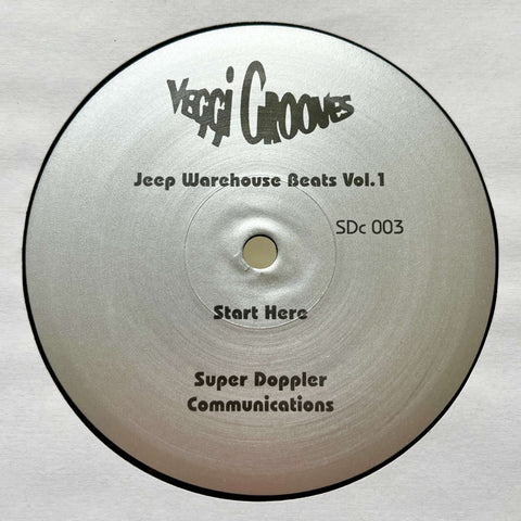 Veggie Grooves – Jeep Warehouse Beats Vol 1 - Originally released in 1993 by Hani AlBader on his first label Super Doppler Communications. It was primitively programed on 8track sequencer then recorded on a 4... - Super Doppler Communications - Super Dopp - Vinyl Record