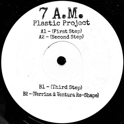 Plastic Project - '7 AM' Vinyl - Plastic Project - 7 A.M. (Incl. Verrina & Ventura Re-Shape) - The legendary WildFlower Records repressed the 001 Plastic Project - 7 A.M., a real manifesto of Italo Deep House... - Vinyl Record