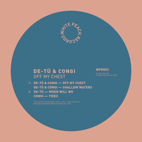 DE-TÜ & Congi - Off My Chest (Vinyl) - DE-TÜ & Congi - Off My Chest (Vinyl) - Vinyl, 12", EP. DE-TÜ & Congi - Off My Chest (Vinyl) - Vinyl, 12", EP. DE-TÜ & Congi - Off My Chest (Vinyl) - Vinyl, 12", EP. DE-TÜ & Congi - Off My Chest (Vinyl) - Vinyl, 12", - Vinyl Record