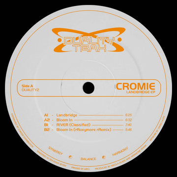 Cromie - Landbridge - Artists Cromie Genre Breakbeat, House Release Date 2 Apr 2021 Cat No. DUALITY2 Format 12