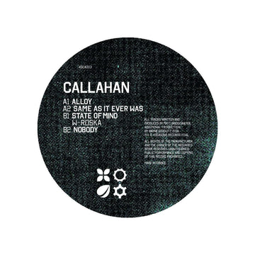 Callahan / Roska - Alloy - Artists Callahan / Roska Genre Techno, Bass, Grime Release Date 24 Jun 2016 Cat No. 4SEA003 Format 12