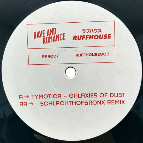 Tymotica - Galaxies of Dust - Tymotica - Galaxies of Dust 10" (Vinyl) - After a busy year putting on the hypest club nites and radio shows all across town, the Munich based club label Ruffhouse joins forces with the dynamic duo of Schlachthofbronx... - Ra - Vinyl Record