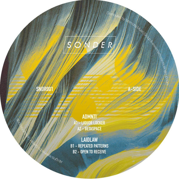 ADMNTi / Laidlaw - 'SNDR001' Vinyl Vinyl