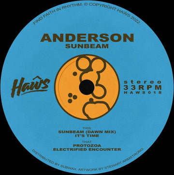 Anderson - 'Sunbeam' Vinyl Vinyl Vinly Record
