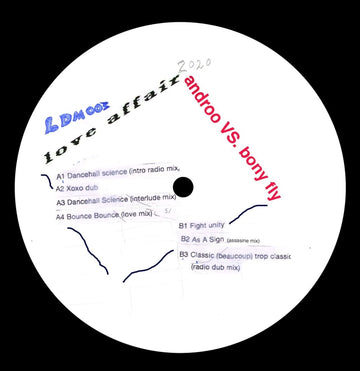 Androo & Bony Fly - Love Affair Vinyl Vinly Record
