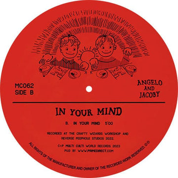 Angelo And Jacoby - In Your Mind Vinyl Vinly Record