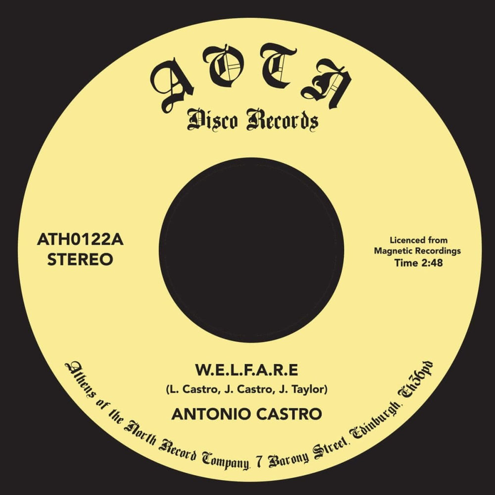 Antonio Castro - W.E.L.F.A.R.E Vinyl