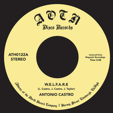 Antonio Castro - W.E.L.F.A.R.E Vinyl Vinly Record