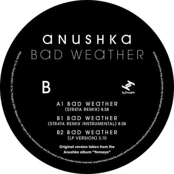 Anushka - Bad Weather (STR4TA Remix) Vinyl