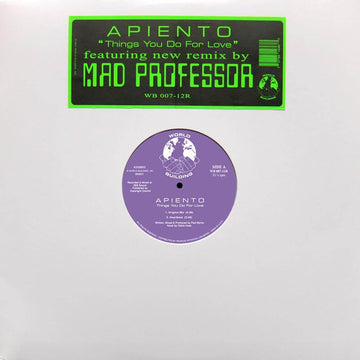 Apiento - Things You Do For Love Vinyl Vinly Record