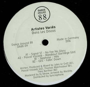 Artistes Variés* - Dans Les Discos Vinyl Vinly Record