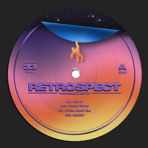 Retrospect - This Can't Be - Artists Retrospect Genre Tech House Release Date February 18, 2022 Cat No. RTSPCT Format 12" Vinyl - Badumtish - Badumtish - Badumtish - Badumtish - Vinyl Record