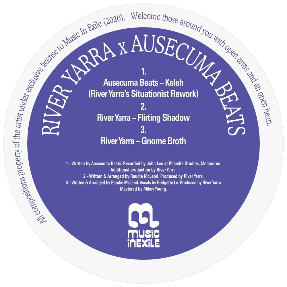 Ausecuma Beats x River Yarra – Keleh (River Yarra's Situationist Rework) Vinyl