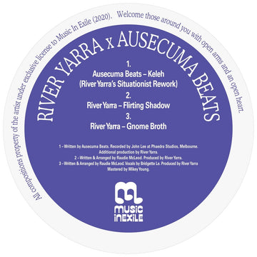Ausecuma Beats x River Yarra – Keleh (River Yarra's Situationist Rework) Vinyl Vinly Record