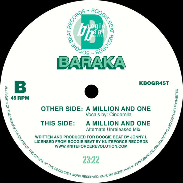 Baraka - 'A Million And One' Vinyl Vinyl