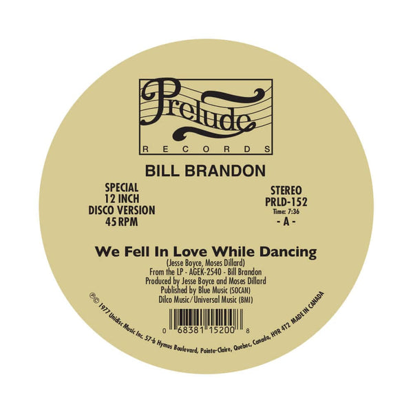 Bill Brandon / Lorraine Johnson - We Feel In Love While Dancing / The More I Get, The More I Want [Warehouse Find] Vinyl