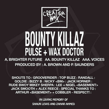 Bounty Killaz (Pulse & Wax Doctor) - Brighter Future / Bounty Killaz / Voices Vinyl Vinly Record