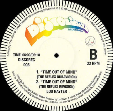 Bruise / Lou Hayter - The Reflex Revisions Vinyl Vinly Record