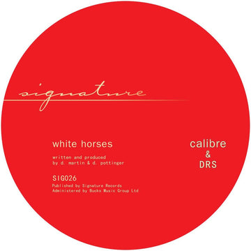Calibre & DRS - Whitehorses / Living For [Repress] Vinyl Vinly Record