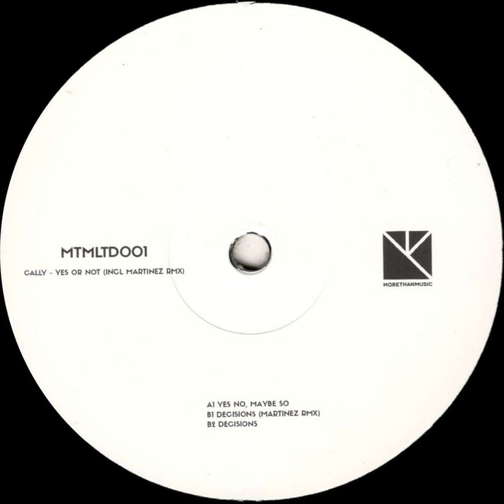 Cally - Yes Or Not Vinyl