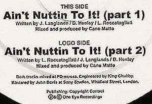 Cane Matto - Ain't Nuttin To It! Vinyl Vinly Record