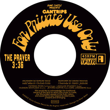 Cantrips - For Private Use Only Vinyl Vinly Record