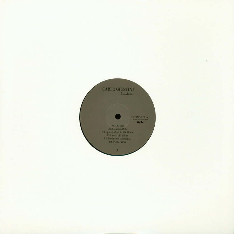 Carlos Giustini - Custodi Vinyl