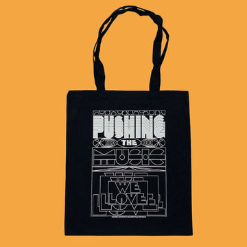 CCHW x Raissa Pardini Black Tote Bag Vinyl Vinly Record