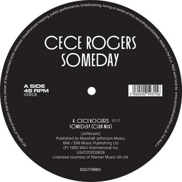 Ce Ce Rogers - Someday Vinyl Vinly Record
